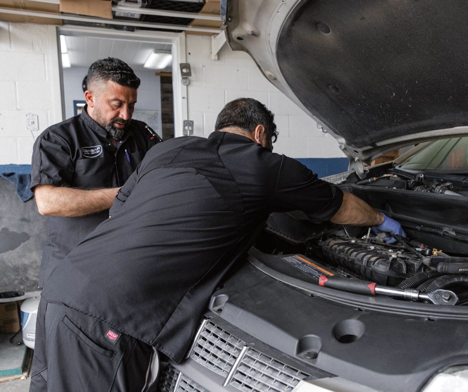 uniforms for mechanics working on cars