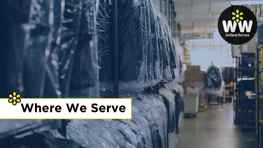 WW Uniforms service area